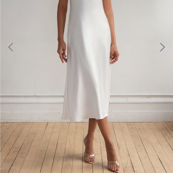 Jenny Yoo White Midi Dress - Picture 5 of 5
